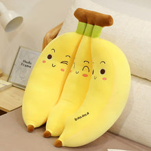 Load image into Gallery viewer, 35cm-70cm Cute Yellow Banana Cluster Stuffed Plush Pillows
