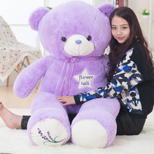 Load image into Gallery viewer, 35cm-80cm Cute Purple Bear Plush Toys High Quality Stuffed Lovely Animals
