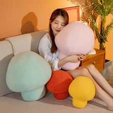 Load image into Gallery viewer, 30cm/50cm Creative Cute Mushroom Pillow Plush Stuffed Vegetables
