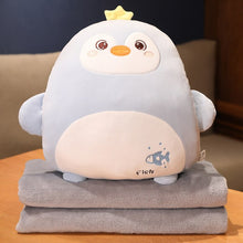 Load image into Gallery viewer, 40cm Cute Lovely Cartoon Round Animal Handwarmer 3 In 1 Blanket
