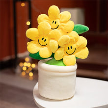 Load image into Gallery viewer, 30cm Sunflower Flowerpot Plush Decoration With Cute Faces
