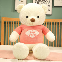 Load image into Gallery viewer, 80cm-120cm Sweater Style Teddy Bear Plush Toy Large Pillow Doll
