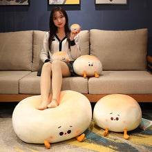 Load image into Gallery viewer, 18cm-60cm Giant Cute Bread Bun Plushies In Different Sizes
