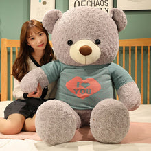 Load image into Gallery viewer, 80cm-120cm Sweater Style Teddy Bear Plush Toy Large Pillow Doll
