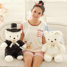 Load image into Gallery viewer, 2pcs 40cm-80cm Couple Bear Wedding Teddy Bear Plush Toys 
