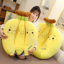 Load image into Gallery viewer, 35cm-70cm Cute Yellow Banana Cluster Stuffed Plush Pillows
