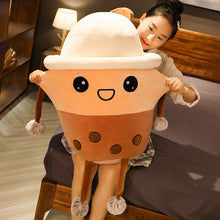 Load image into Gallery viewer, 50cm-100cm Giant Kawaii Boba Plush Toys &amp; Bubble Tea Plushies
