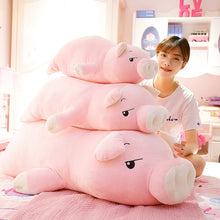 Load image into Gallery viewer, 40cm-75cm Squishy Pig Stuffed Doll Laying Down Plush
