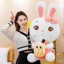 Load image into Gallery viewer, 40cm-90cm Kawaii Boba Tea Rabbit Plush Toy Stuffed Animals
