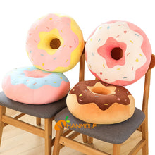 Load image into Gallery viewer, 38cm/58cm Vibrant Donut Plush Pillow Cushions in Different Colours
