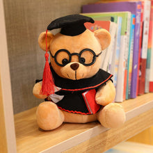 Load image into Gallery viewer, 18cm/23cm Cute Graduation Gown Bear Stuffed Plush Toys
