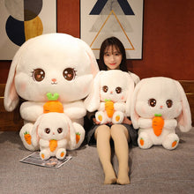 Load image into Gallery viewer, 30cm/40cm/50cm Kawaii Cute Rabbit Holding Carrot Plush Toys
