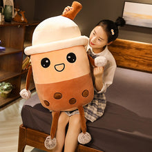 Load image into Gallery viewer, 50cm-100cm Giant Kawaii Boba Plush Toys &amp; Bubble Tea Plushies
