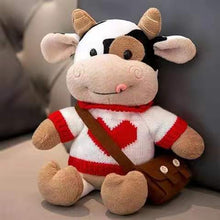 Load image into Gallery viewer, 26cm Cartoon Cow Plush Doll With Many Different Outfits
