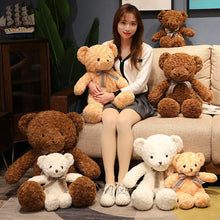 Load image into Gallery viewer, 40cm/60cm/80cm Cute Soft Kawaii Bowknot Teddy Bear Plush Toys
