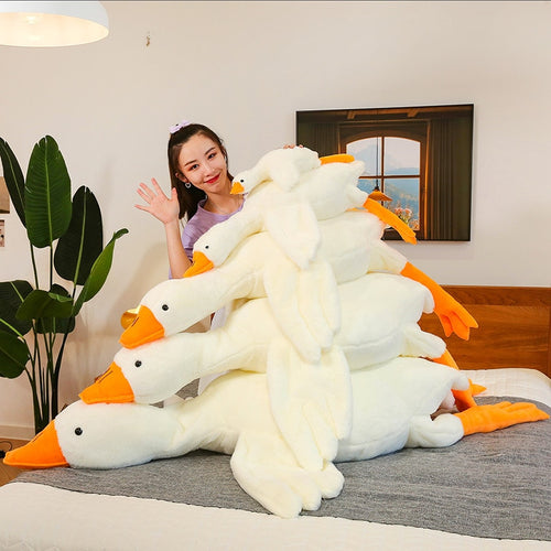 50cm-160cm Cute Cotton Goose Stuffed Animal Plush Toys 