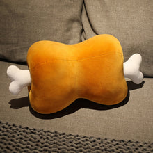 Load image into Gallery viewer, Meat Bone Stuffed Plush Pillow Detachable Bone Plush Toy
