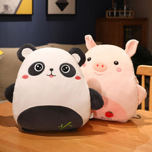 Load image into Gallery viewer, 40cm Cute Lovely Cartoon Round Animal Handwarmer 3 In 1 Blanket
