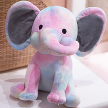 Load image into Gallery viewer, Bedtime Twinkle Toes Style Elephant Plush Toys - Pink/Blue Mix
