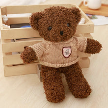 Load image into Gallery viewer, 30cm Kawaii Teddy Bears Plush Toys With Clothes - Brown
