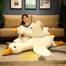 Load image into Gallery viewer, 50cm-160cm Fluffy Duck Plush Toys Sleep Pillow Cute Animal Stuffed
